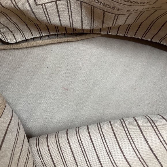 LOUIS VUITTON BROWN MONOGRAM CANVAS NEVERFULL GM TOTE BAG - Picture 7 of 16